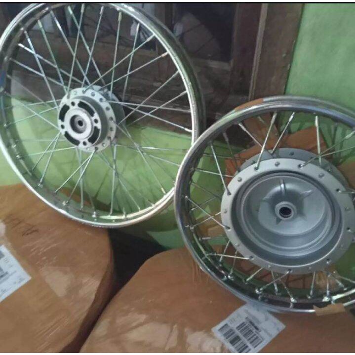 velg pelek jari-jari depan belakang YAMAHA MiO sporty model trail ring 14/17