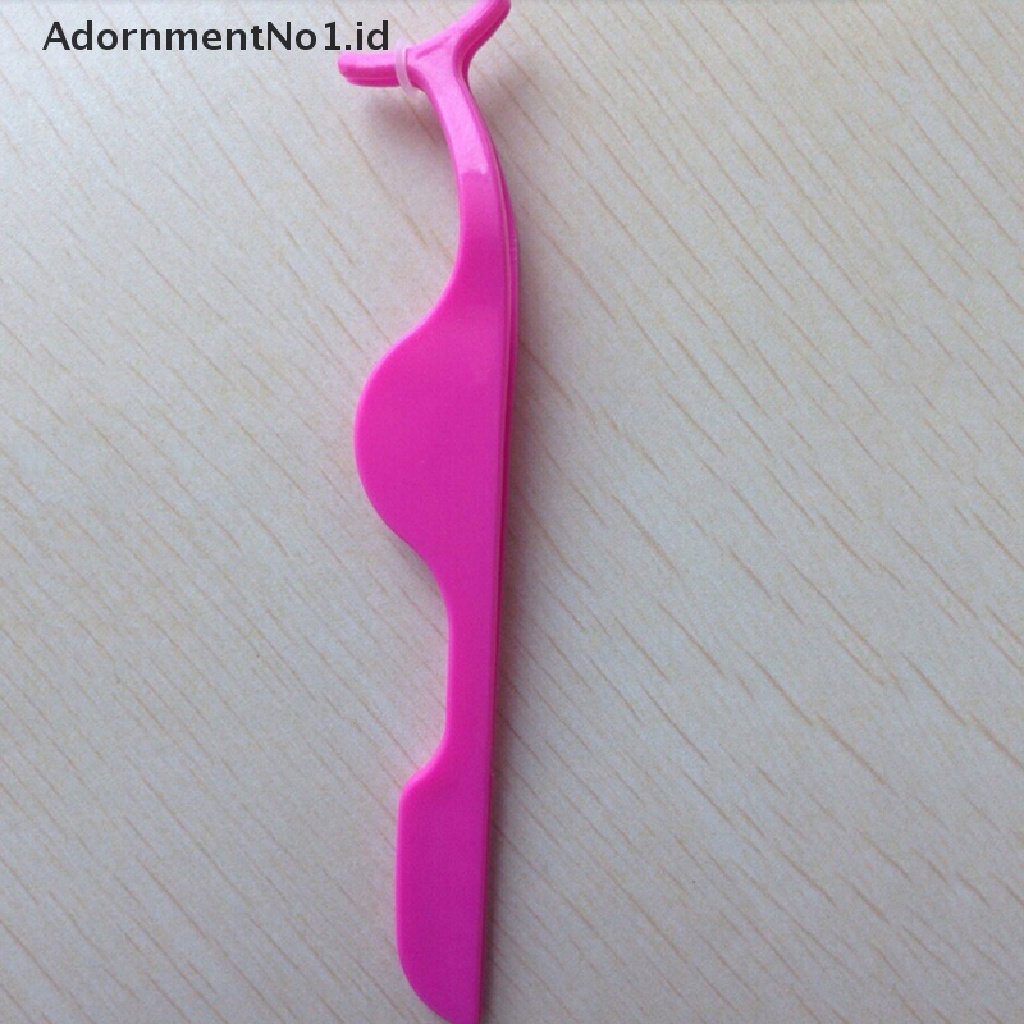 [AdornmentNo1] 1X Plastic False Eyelash Extension Applicator Remover Tweezer Nipper Beauty Tool [ID]