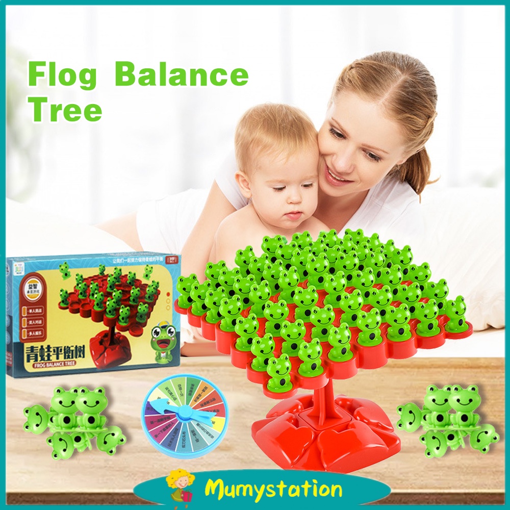 Mumystation Mainan Matematika Montessori Balance Tree Edukasi Leisure Game Mainan Orang Tua-Anak Tabletop