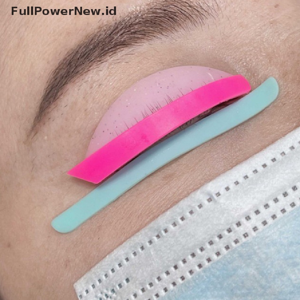 Power 2pasang Silicone Eyelash Lift Silicone Lash Lift Perm Pads Alat Pengeriting Bulu Mata ID