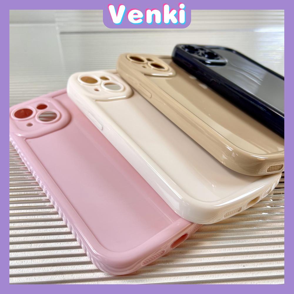 Case iPhone 11 Pro Max TPU Soft Simple Case Glossy Bubble Case Pink White Brown Black Camera Protection Shockproof For iPhone 14 13 12 11 Plus Pro Max 7 Plus X XR