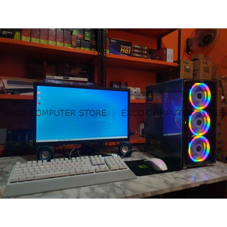 PC Komputer Rakitan Gaming Editing Core i7 3770 RAM DDR3 16GB Fullset Lengkap Tinggal Pakai