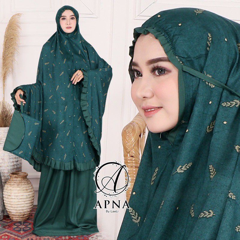 [Ready] Mukenah Wanita Dewasa Mukenah Humairah Rayon Premium √ A22 / Mukena 3 In 1 Crinkle Airflow M