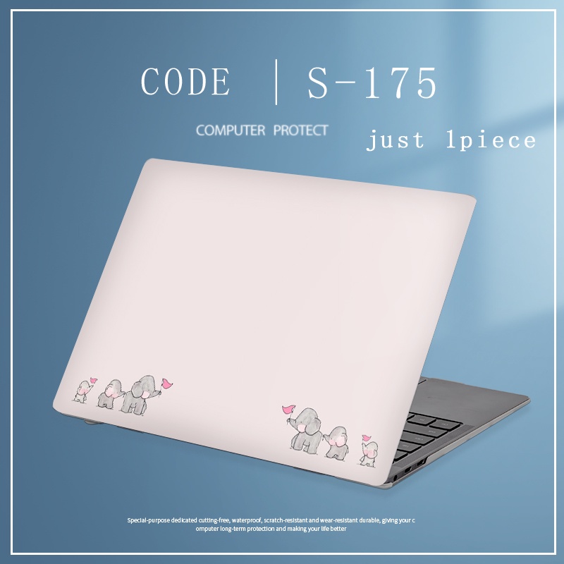 1pc Universal Bebas Potong COD Laptop Decals Cinnamor Colorful Komputer Decor Sticker Kulit Film Untuk Huawei MateBook E MagicBook V14 MagicBook 16cover Penuh Notebook Laptop Stiker