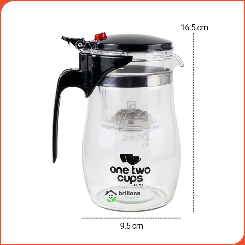 One Two Cups Teko Pitcher Teh Chinese Teapot Maker 700ml - TP-757