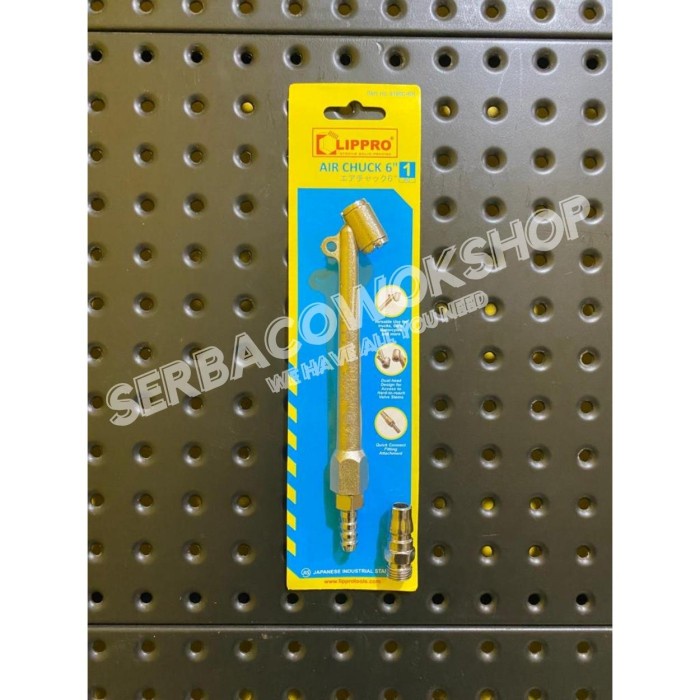 LIPPRO Air Chuck Kepala Isi Angin 6 Inch Airchuck Ban Tire Chuck