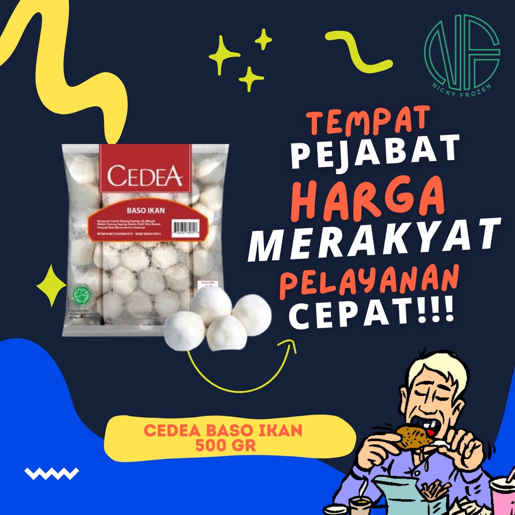 

CEDEA BAKSO IKAN ( FISH BALL) 500gr