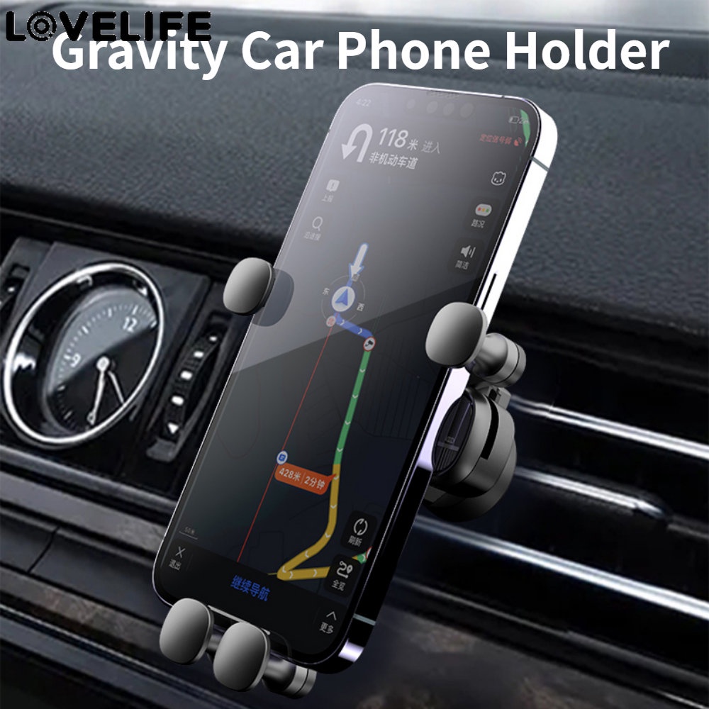 Bracket Navigasi GPS Dudukan Mini Outlet Udara Mobil Dudukan Ponsel Desain Klip Paruh Elang Unik Bracket Telepon Di Mobil Smartphone Stand Gravity Car Phone Holder