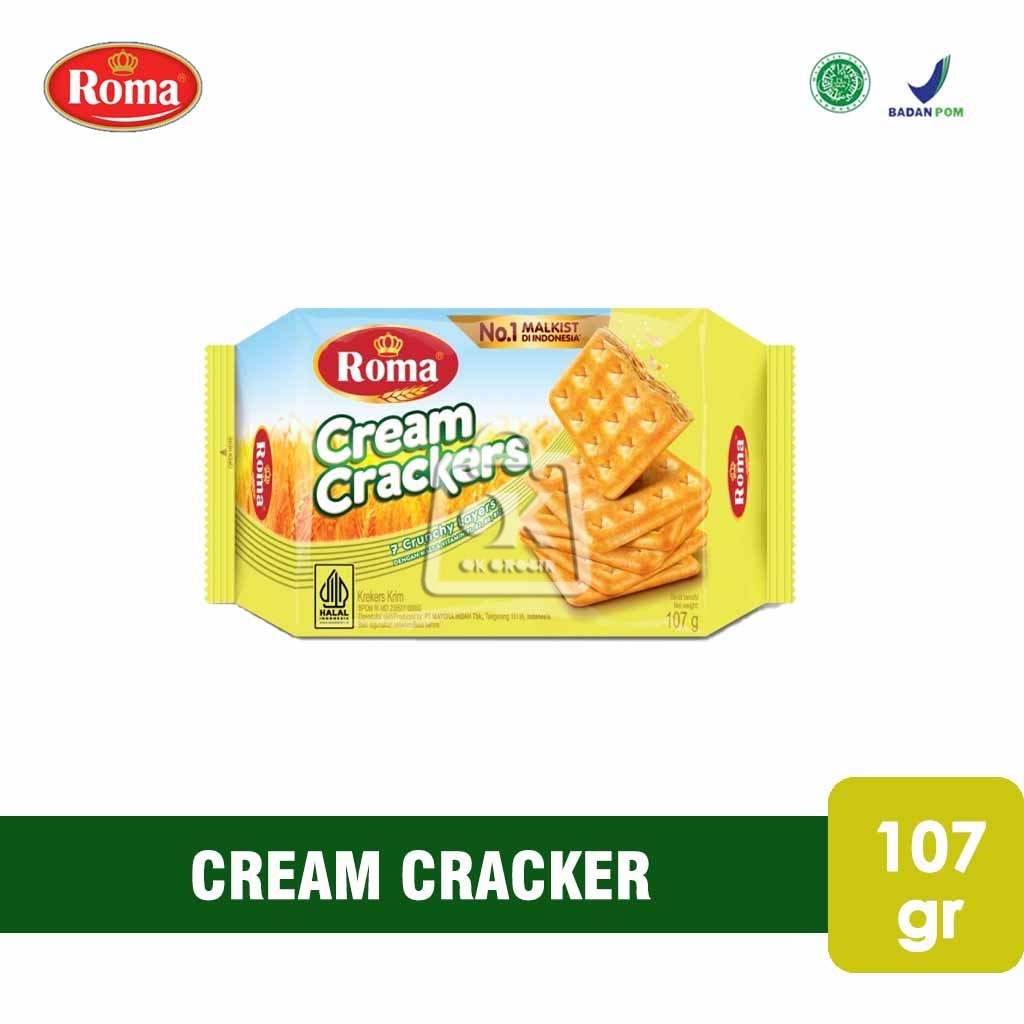 

Roma Malkist Cream Crackers / Biskuit / Krekers (107 gr)