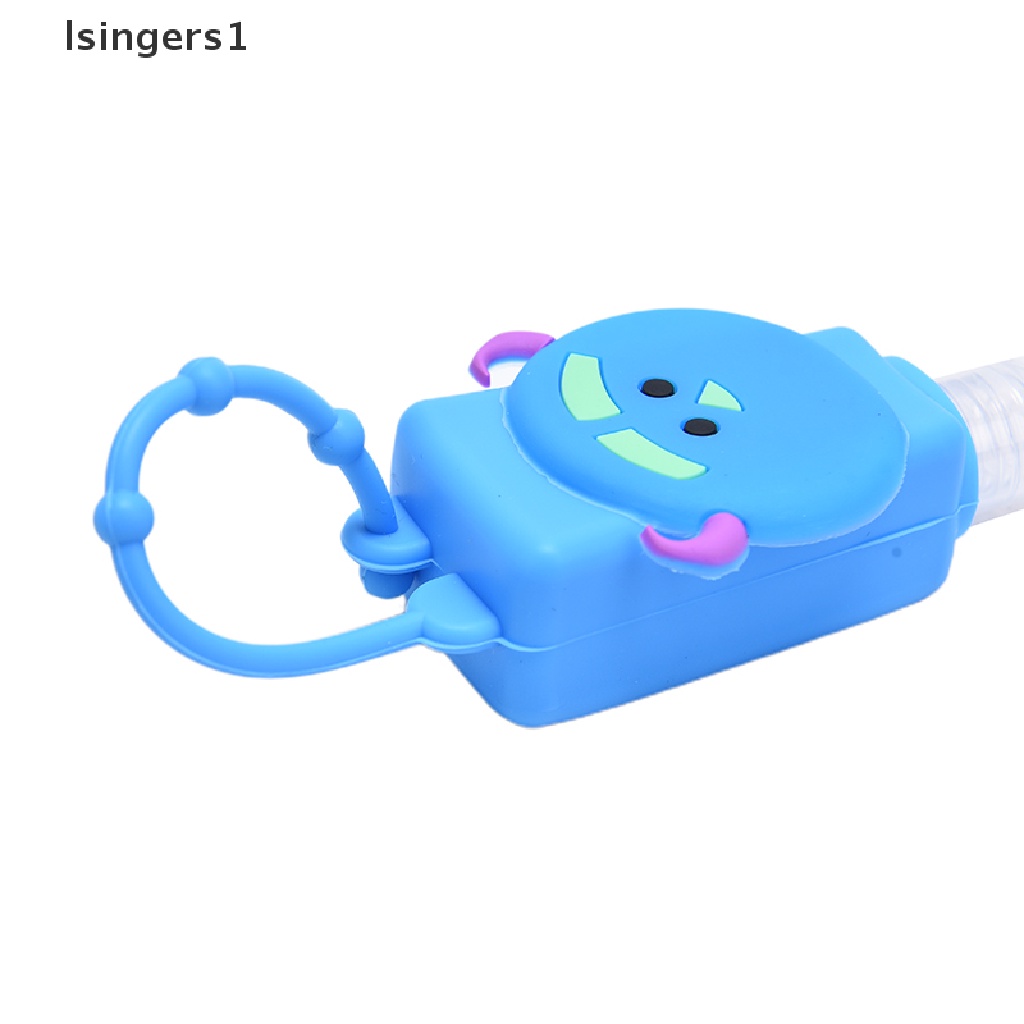 [lsingers1] Lucu Bunga Hewan Silikon Mandi Shower Hand Sanitizer Botol Holder Portable Butik