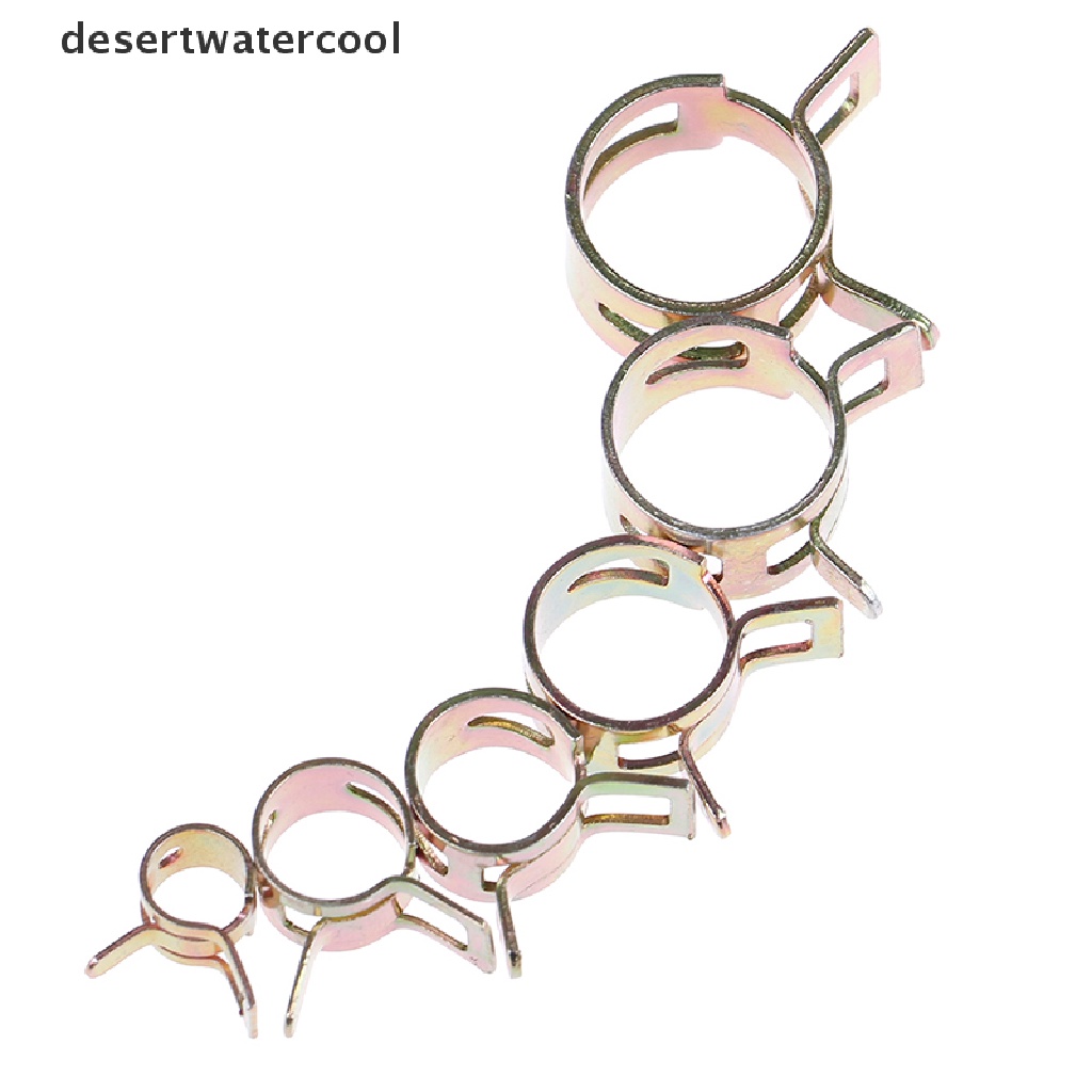 Deid 10pcs 6-15mm spring clip vacuum fuel oil Selang Garis air tube band clamp 6ukuran  Martijn