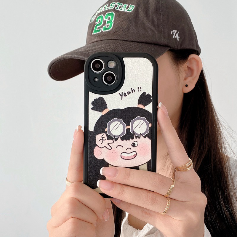 Couple Soft Case OPPO A9 A5 A31 A53 A33 2020 A7 A5S A12 A11K F9 F11 A15S A35 A52 A92 A54 A36 A96 A83 A57 A3S A16 A1 Pro Reno 3 5 6 7Z 9 Hitam Cowok Cewek