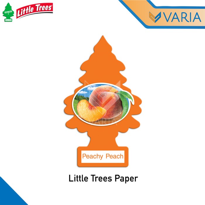 Little Trees Paper Peachy Peach Parfum Pengharum Ruangan Mobil Gantung