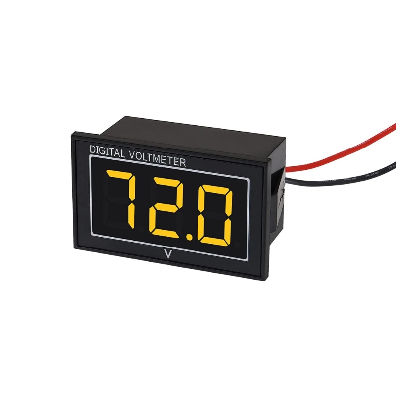 Btsg Alat Pengukur Tegangan Digital LED Monitor Display Indicator Panel Water-Proof