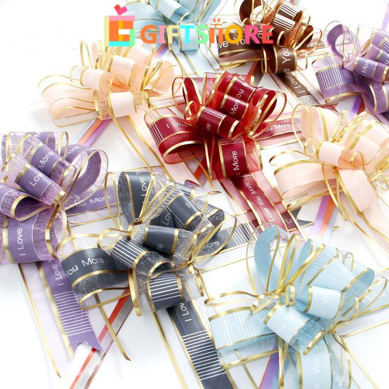 

✨COD Sutra Tarik Busur Pita Hadiah Ulang Tahun Pernikahan Festival Pesta Diy Hari Valentine Dekorasi Pernikahan-GS