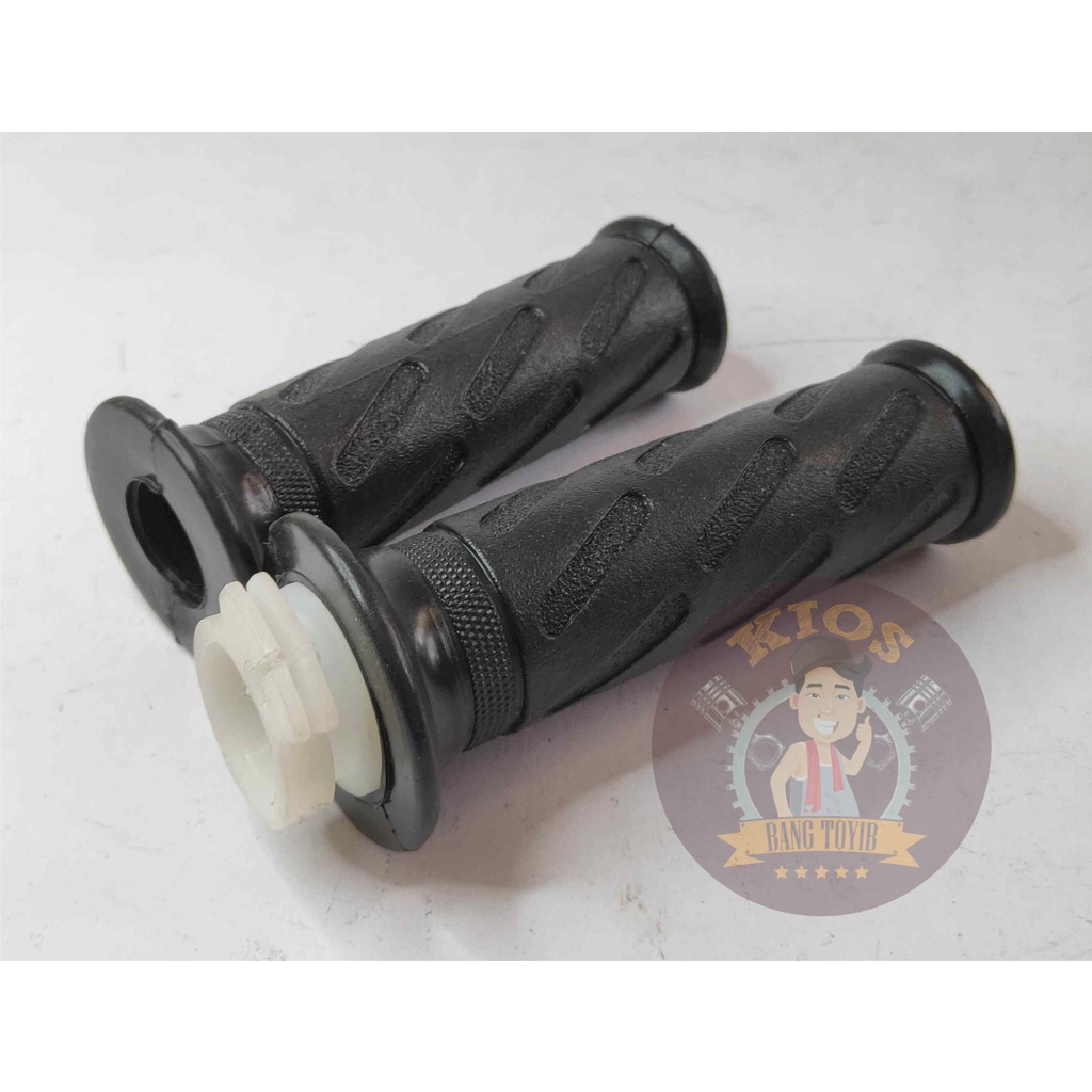 1pasang Handfat + Pipa Gas Handgrip Assy Suzuki SHOGUN SMASH (max1)