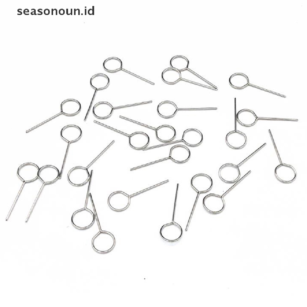 Seasonoun 20Pcs/lot Universal Sim Card Tray Ejector Eject Pin Alat Pelepas Kunci Untuk Telepon.