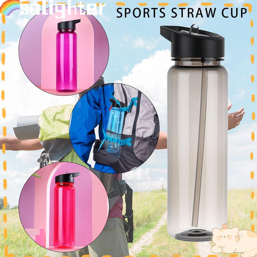 Solighter 750ml Botol Air Minum Travel Portable Anti Bocor Food Degree Plastic