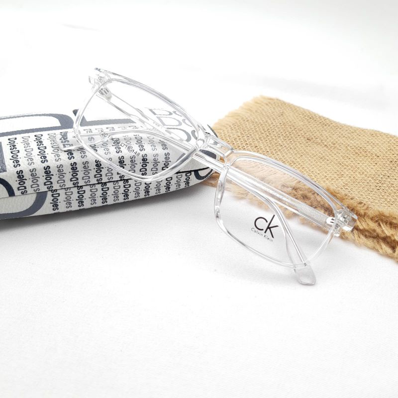 TERMURAH SE-SHOPEE Frame Kacamata Kotak Pria Wanita Bisa buat Minus Atau Normal Dan Cylinder, Kacamata Anti Radiasi