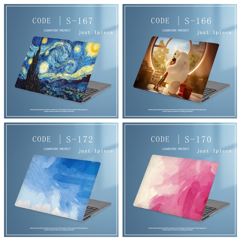 1pc Universal Menyesuaikan Pola COD Cover Laptop Cinnamoroll Skin Stiker Untuk Huawei MateBook D15 MateBook X Pro KLVL-W56W Lukisan Notebook Sticker Film