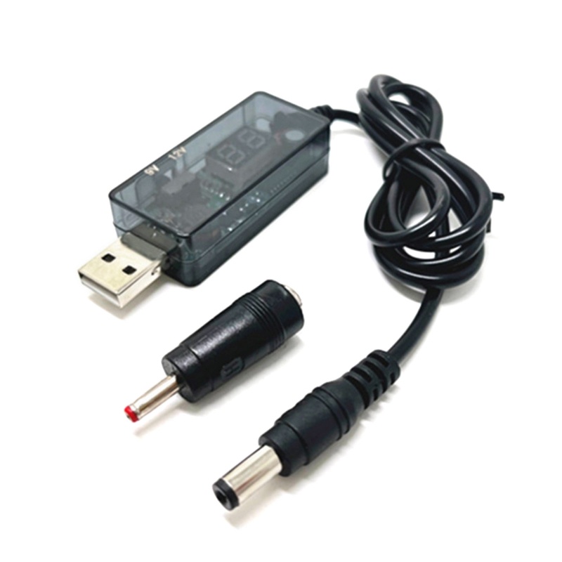 Zzz USB 5V to DC 9V 12V DC5 5mm 35mm Power Boost-Line Step UP Module USB Power Adapter Converter Kabel5 5x2 1mm 3 5x1