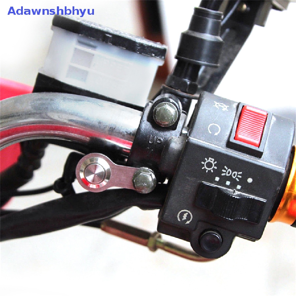 Adhyu 12V Universal Motorcycle Handlebar Reset Switch Button Engine ON-OFF Waterproof  ID