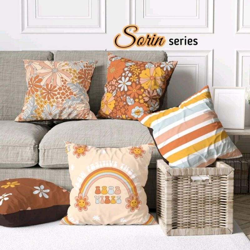 COVER SARUNG Bantal Sofa Print Motif Sorin Series 40X40 dan 50x50 cm - Pusat Kado Murah