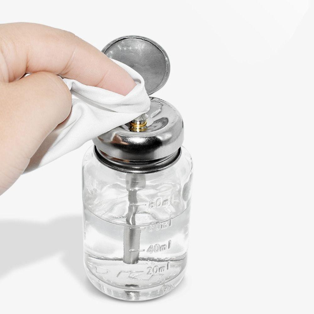 TOP 100ml Dispenser Pump Bottle Tekan Kosong Pumping Jar Botol Airless Push Down