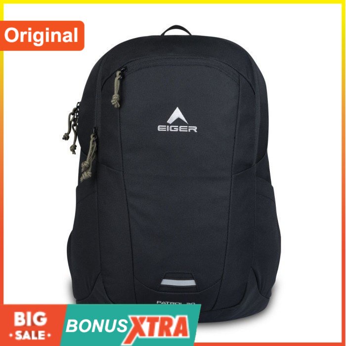 Tas Ransel EIGER1989 PATROL 20 BACKPACK Khaki Black 91000 6431 Original
