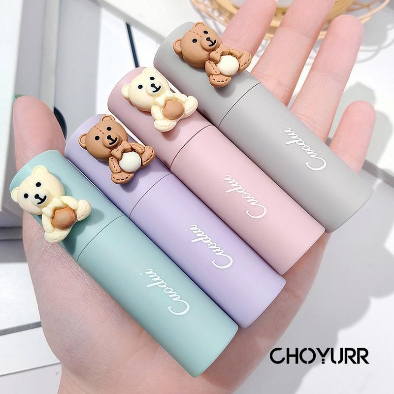 【COD】Lipstik Matte Long Lasting Nude Lip Matte Lip Cream Lip dan Check Mud Lip Gloss Beludru Lucu-CH