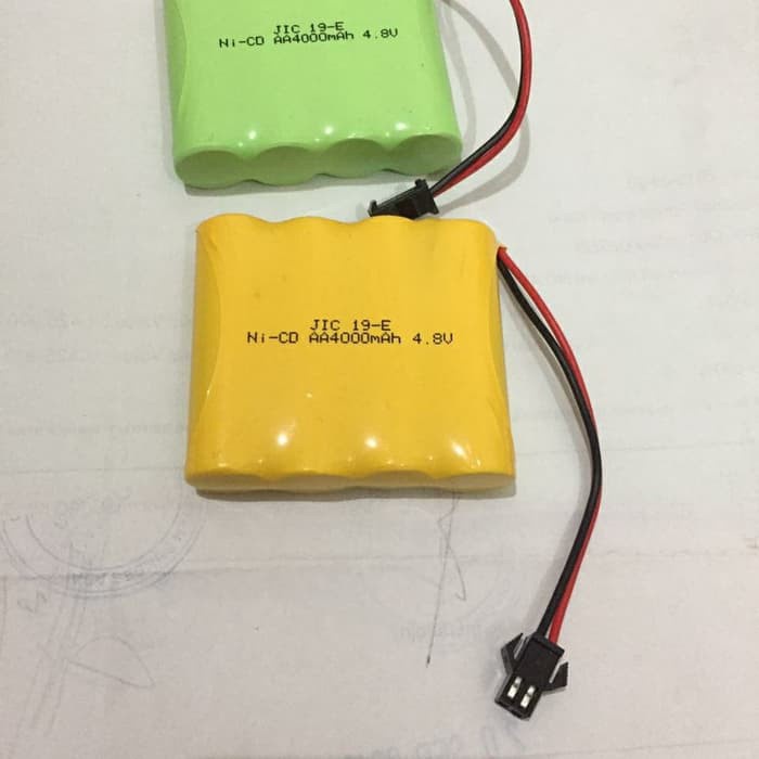 Battery Batre Baterai rakit AA ni.cd 4000mah 4.8v mobil remot konterol murah