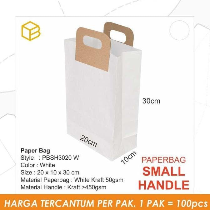 

⭐BISA COD⭐ Dijual Paper Bag Kantong Roti Lunch Paperbag Kraft Polos - Pbsh3020 -