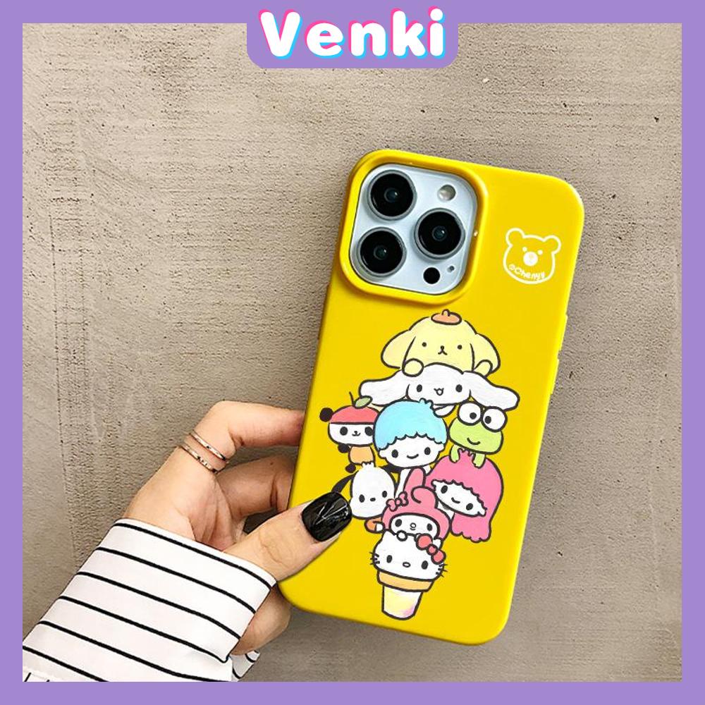 iPhone Case Soft TPU Glossy Yellow Candy Case Cute Cartoon Protection Shockproof For iPhone 14 13 12 11 Pro Max 7 8 Plus X XR