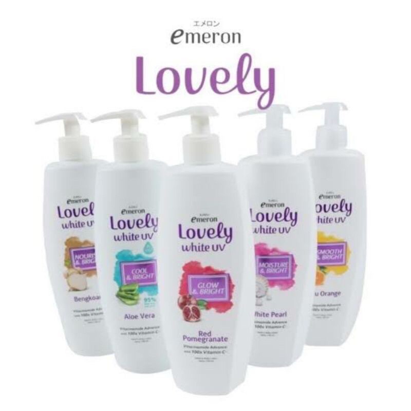 Emeron Lovely Body Lotion Pump 500ml All varian / Hand Body Emeron  / TM