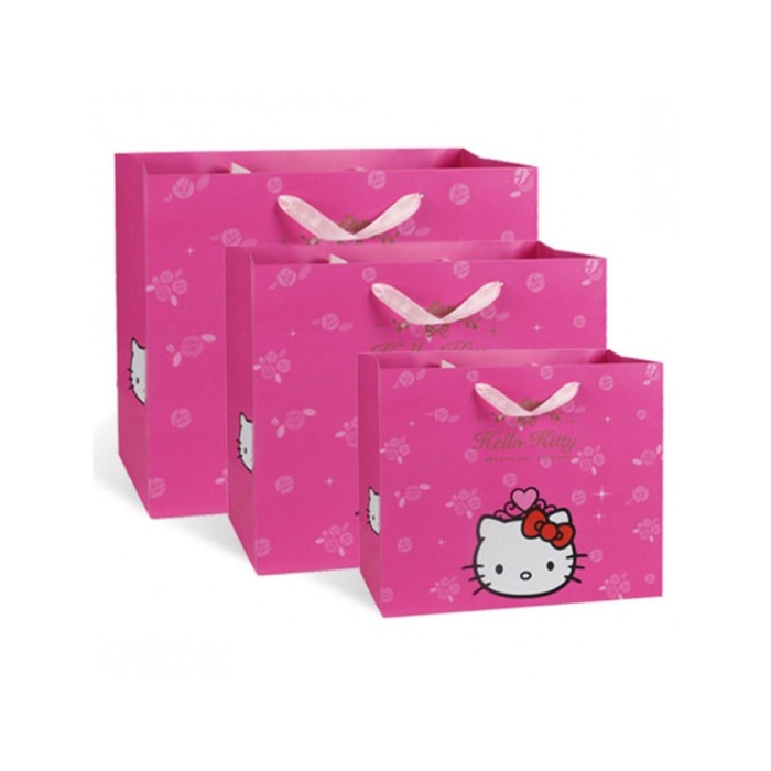 

⭐BISA COD⭐ PAPER BAG / TAS KERTAS HELLO KITTY MURAH 39 X 55 X 16,5 CM - 3129E