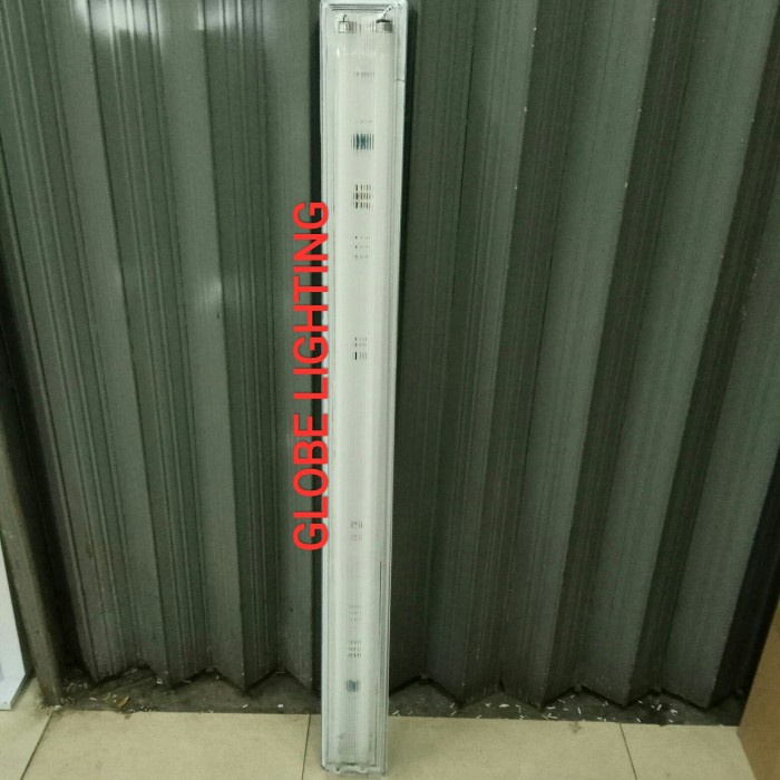 KAP WATERPROOF 2X36W LAMPU TL 36W PHILPS