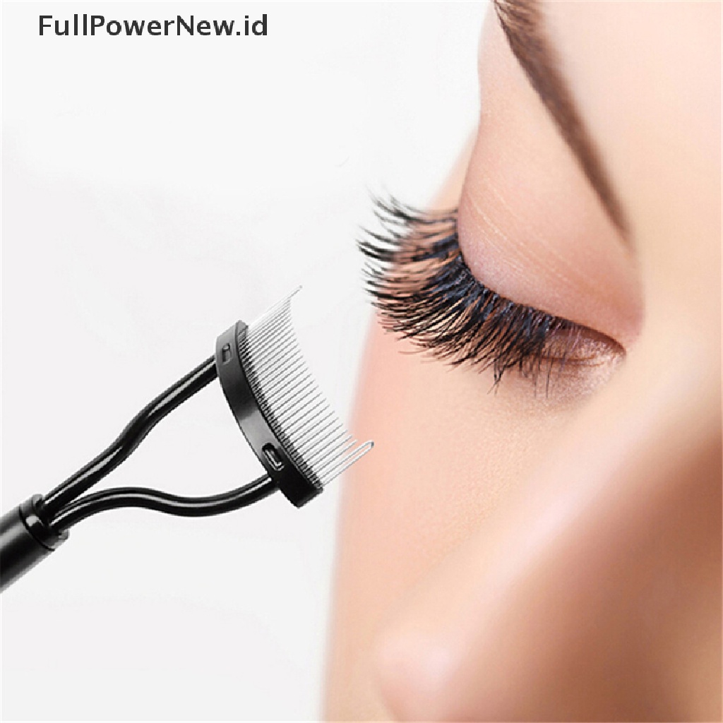 Power 1pc Kecantikan Makeup Eyelash Metal Brush Comb Lash Separator Maskara Lift Curl Alat ID