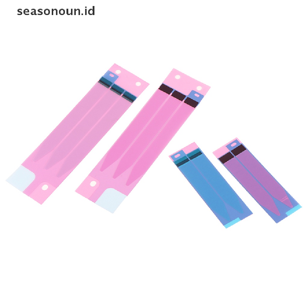 Seasonoun 10pcs Stiker Perekat Universal Mudah Ditarik Strip Tape Tanpa Jejak  .