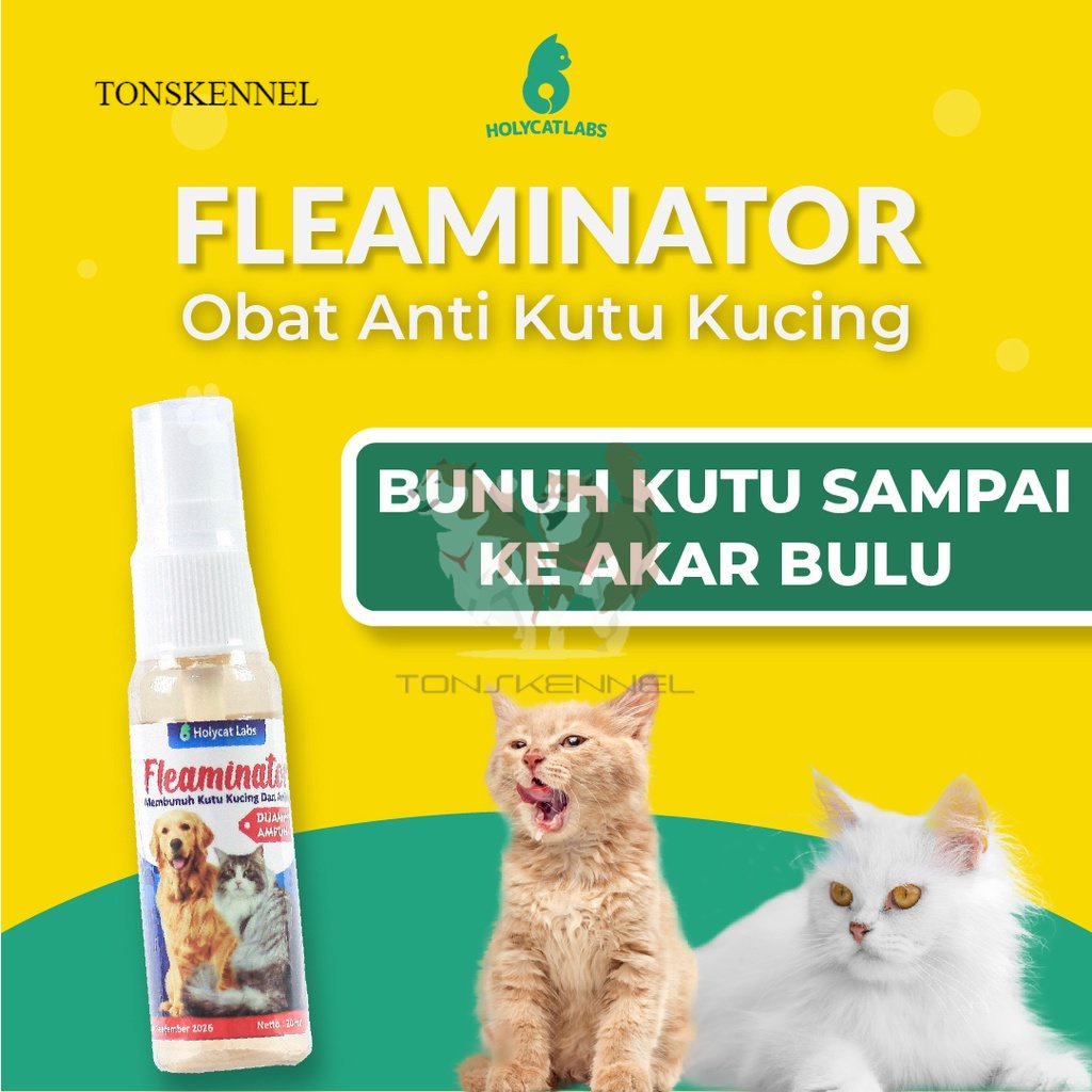 Flea Minator Obat Kutu Kucing Anjing Fleaminator Spray 20 ML Obatkutu Royal care