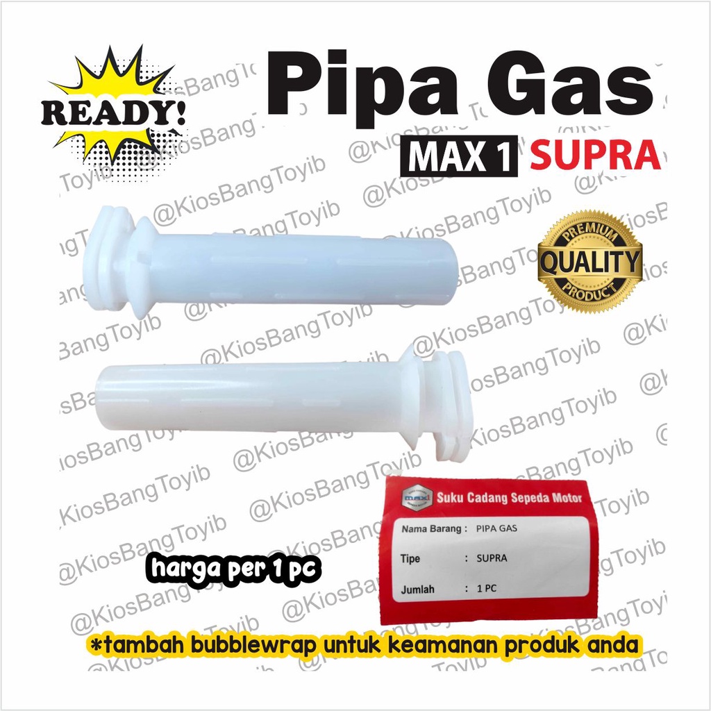 Pipa Gas Only Selongsong Putih Honda SUPRA KARISMA (Max1)