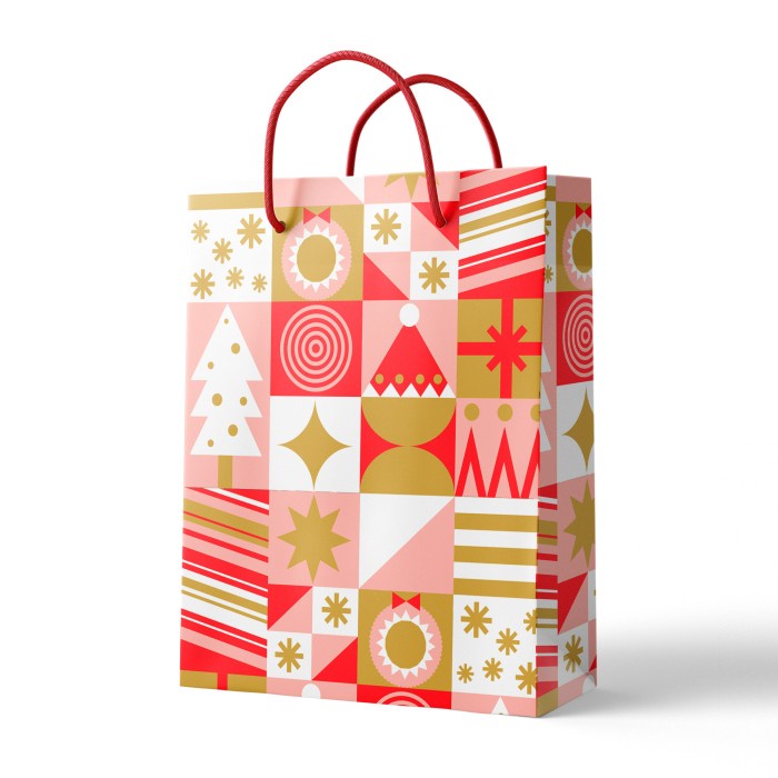 

⭐BISA COD⭐ Capricorn Design Paper Bag Natal / Christmas SBCB 047