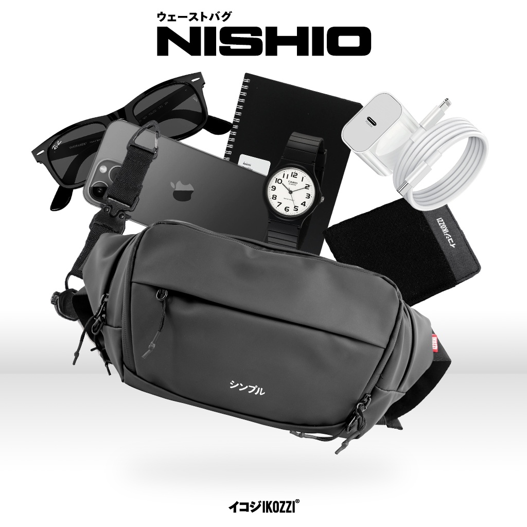 Ikozzi Nishio Waist Bag - Tas Selempang