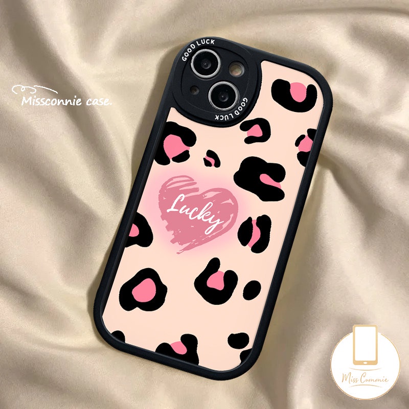 Case Motif Leopard Fashion Redmi 12C A1 10 9 10C 9A 10A 9T 9C Note 10Pro 10s 9Pro 9s 9 11s 11 10 8 8Pro 11Pro+POCO M3 X3 NFC Pro F4 K40s Mi 11T 12 Lucky Love Heart Sarung Couple