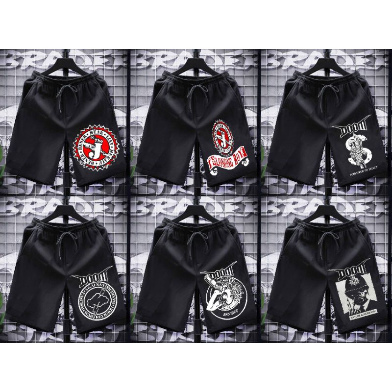 cod free stiker menshort,celana pendek,celana kolor,menshort band punk,celana kolor band punk,bokser
