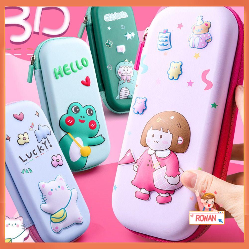 R-flower Pencil Case Hot Sale 3D Kotak Alat Tulis Kapasitas Besar