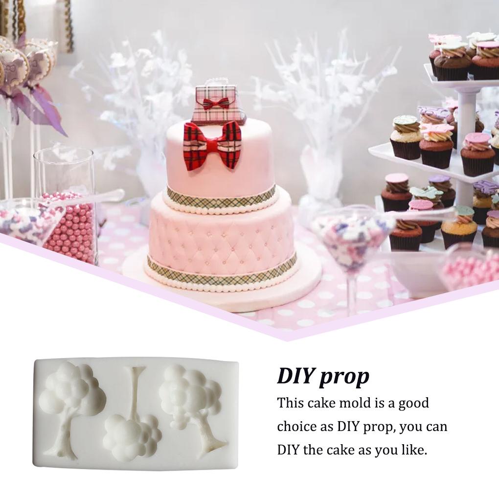 Cetakan Kue Cookie Slicer DIY Prop 3D Cream Dekorasi Alat Bakeware Dessert Art Silikon Anti Lengket Perlengkapan Baking