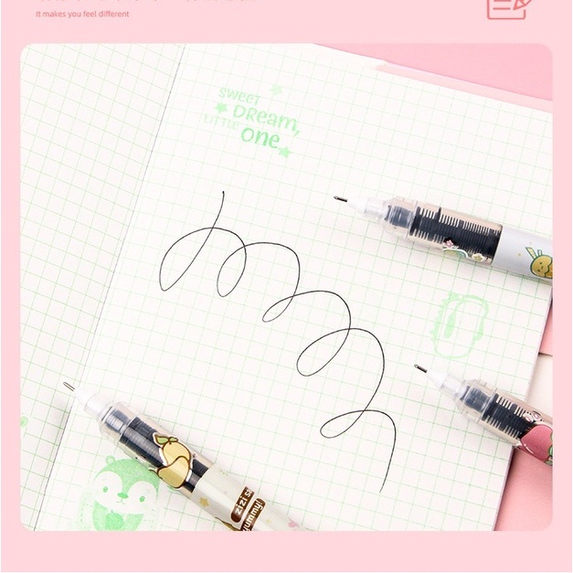 12pcs Pulpen Pena Pen Cair Gel Tinta Hitam GM-ST0268