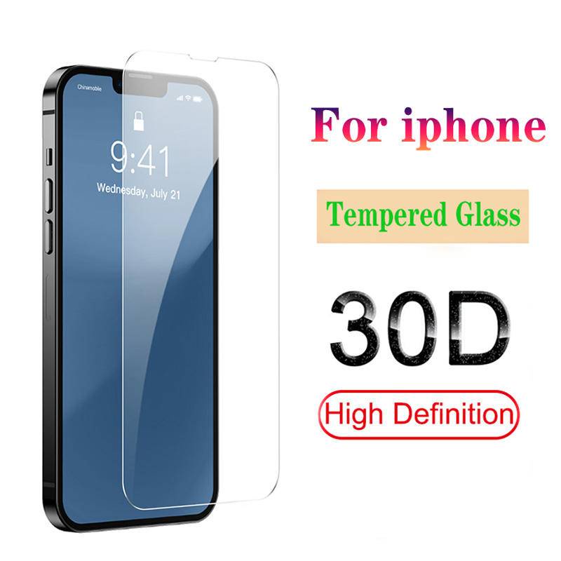 2pcs Full Cover Tempered Glass Untuk Iphone14 13 12 11 Pro MAX Plus Mini Pelindung Layar Untuk iPhone X XS MAX XR 7 8 6 6S Plus SE 2022 2020 14Plus 13Mini 12Mini Kaca