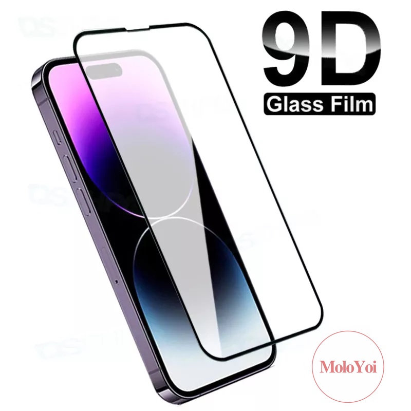 IPHONE Kompatibel Dengan Iphone11 13 12 14 Pro Max XR 6 6S 7 8 Plus X XS Max 9D Tempered Glass Full Pelindung Layar Pelindung