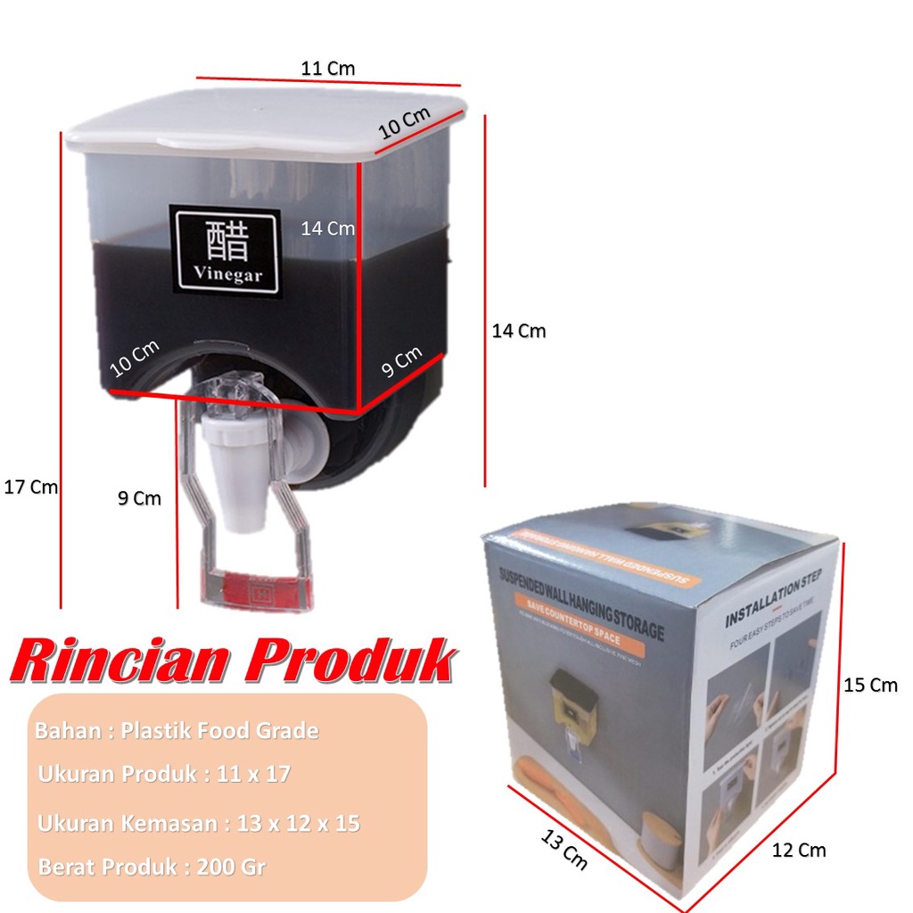 T&amp;Y DISPENSER MINYAK MINI TEMPEL